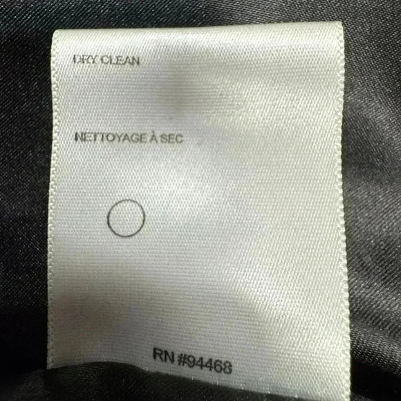 Laundry By Design Wool Front Zip Fit-and-Flare Black Peacoat Gold Hardware Sz S - Picture 14 of 14